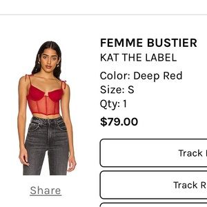 Bustier top I literally wore once 😅